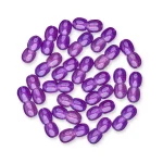 Polished purple color plastic screw clasps
