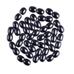 Polished black color plastic screw clasps