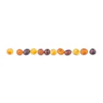 Unpolished multicolor loose amber beads