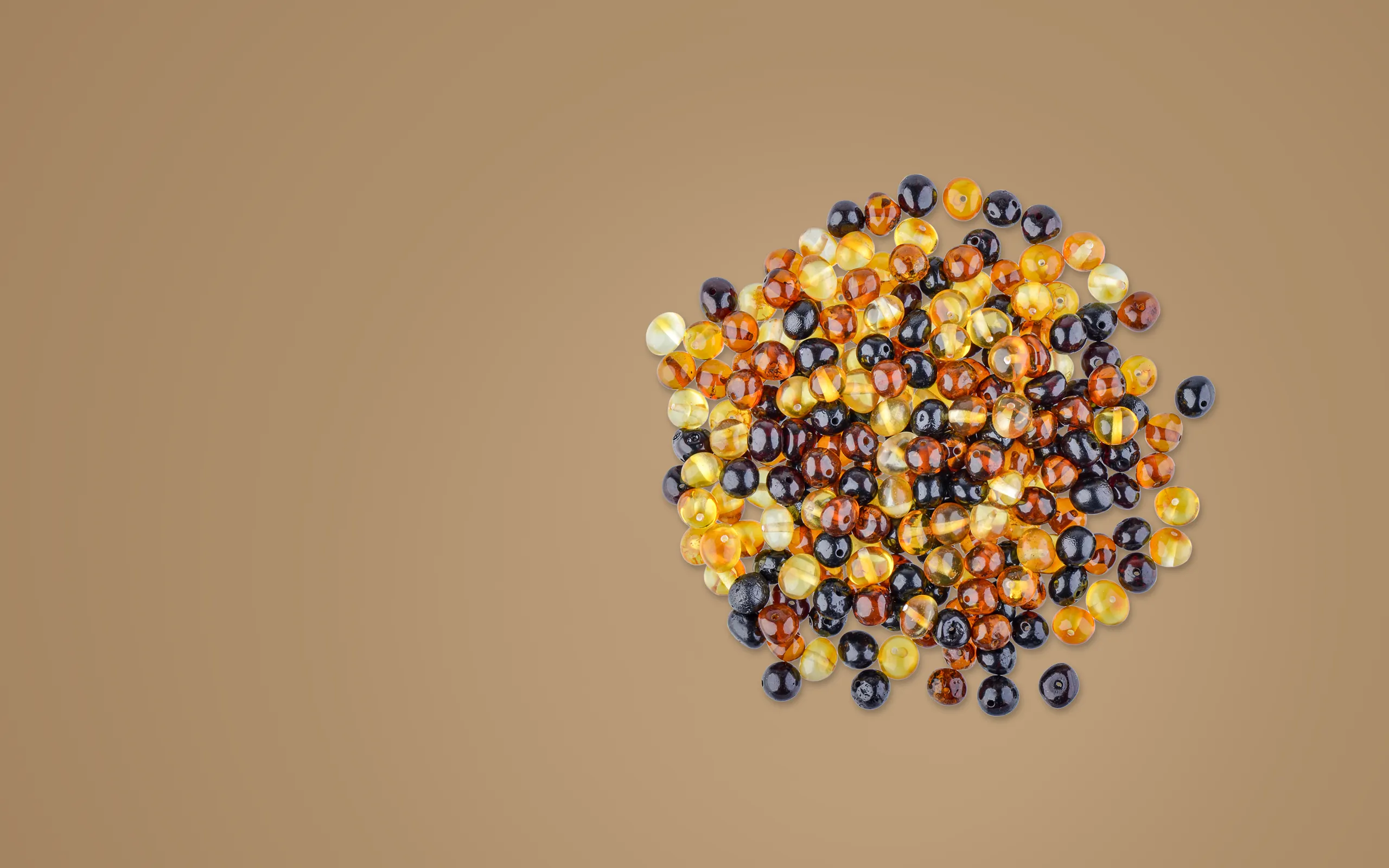 Loose baltic amber beads supplies
