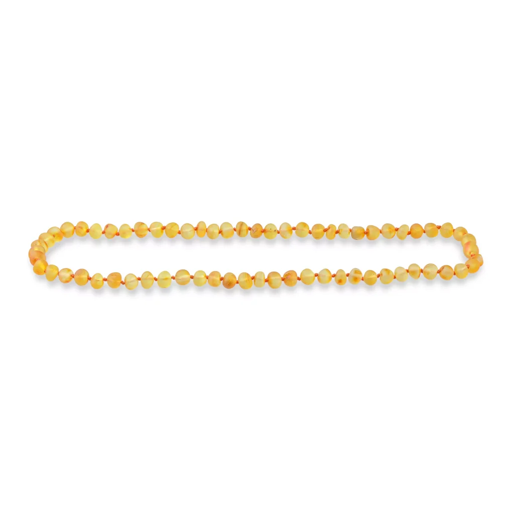Vibrant yellow beaded necklace with faceted, gemstone-like surface for elegant, versatile summer accessories.