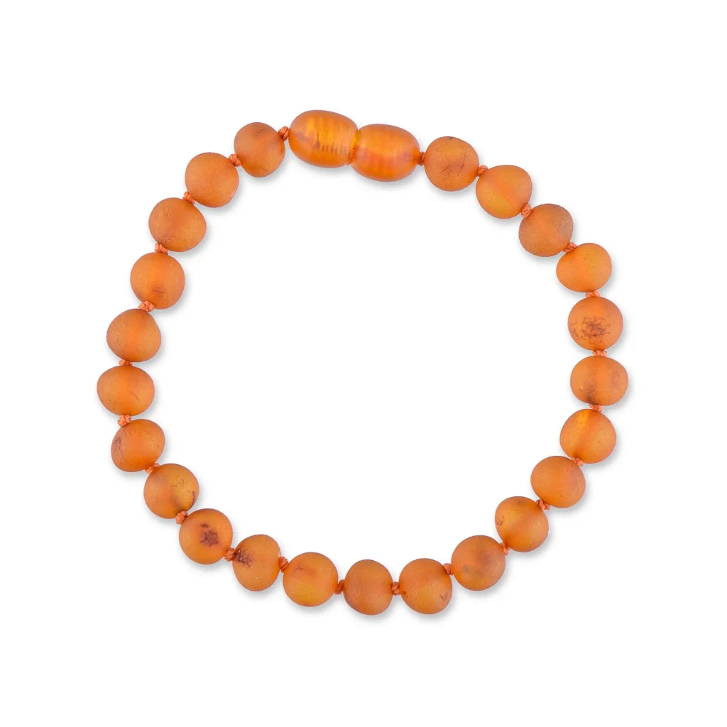 Handmade orange beaded necklace with matte finish, perfect for casual or elegant wear.