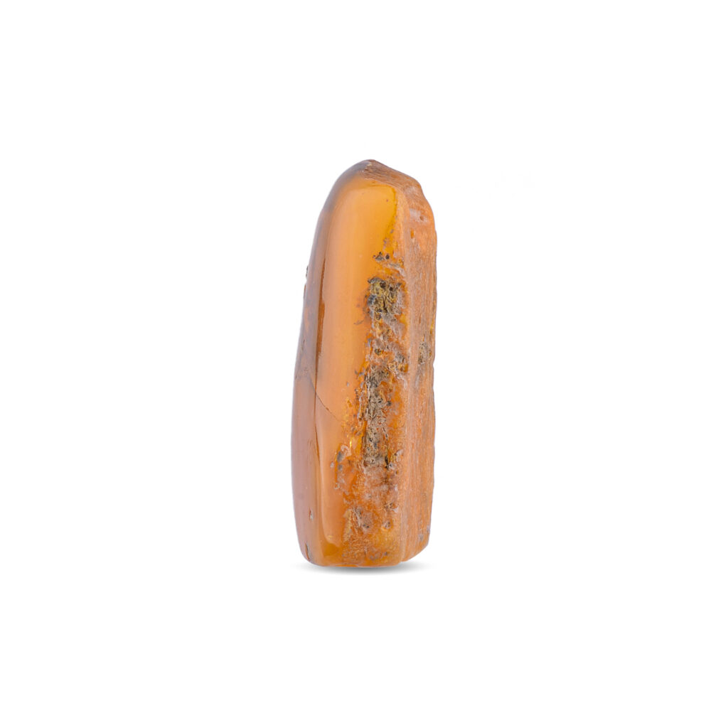 A large, natural Baltic amber piece with rich golden and honey tones, featuring unique textures and inclusions that highlight its organic origin. Its irregular shape and raw, unpolished surface capture the essence of natural beauty, making it a remarkable and collectible specimen. The amber glows with warm, earthy hues, offering a glimpse into the ancient history preserved within.