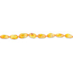 A collection of genuine amber necklaces, featuring beads in various shades from deep honey to creamy butter. Each necklace showcases the natural beauty of amber, with smooth, polished beads that highlight unique inclusions and subtle color variations. The necklaces are elegantly crafted, offering a timeless and organic accessory choice.