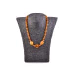 Elegant Baltic amber necklace with honey-toned beads, handcrafted for a timeless, versatile look.