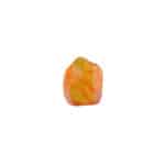 Polished orange and yellow natural stone with a glossy finish, showcasing vibrant, warm mineral colors.