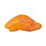 Close-up of warm Baltic amber with natural inclusions and organic patterns showcasing age and beauty.