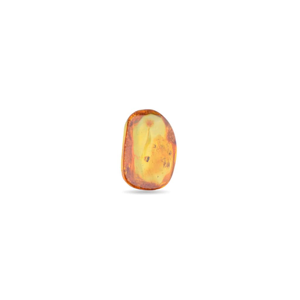 Polished Baltic amber with natural inclusions and warm, golden hues, showcasing organic beauty and timeless elegance.