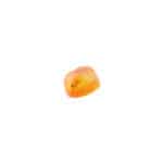 Small polished amber piece with warm glow and natural inclusions, showcasing Baltic craftsmanship.