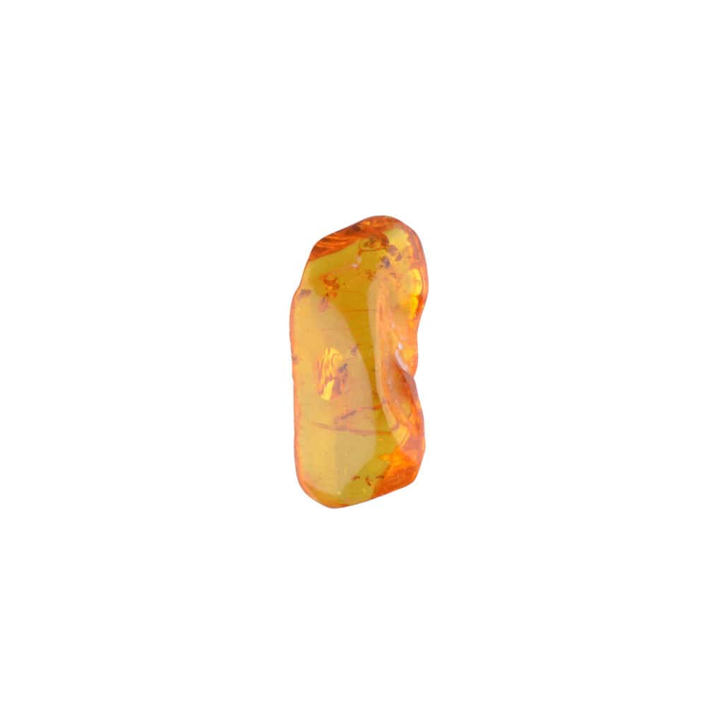 Small Baltic amber fragment with natural warm tones and subtle organic imperfections.