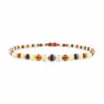 Handmade Baltic amber necklace with warm cognac tones and handcrafted elegance.