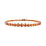 Beautiful cognac Baltic amber necklace 