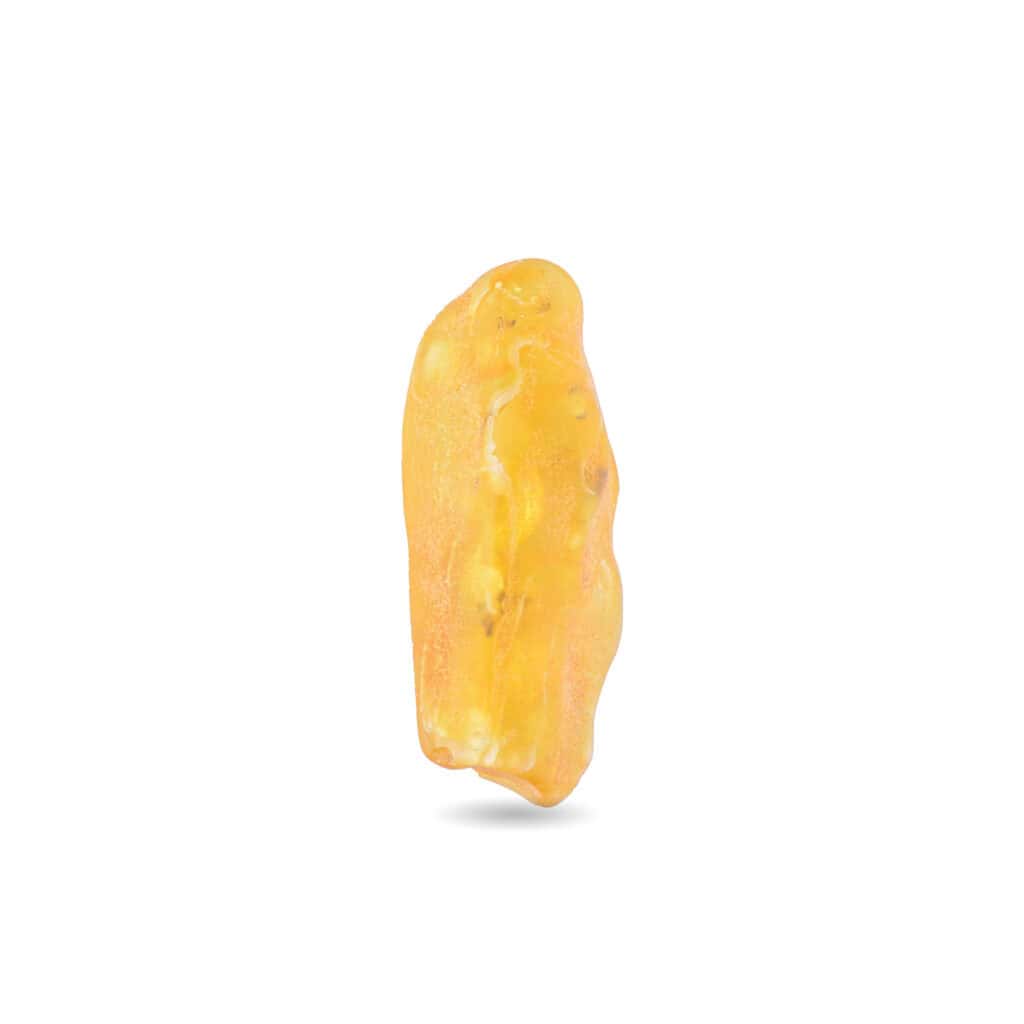 Natural amber stone with organic shape and warm honey hues, perfect for jewelry and collectors.