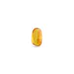 Genuine Baltic amber oval pendant with warm golden glow and smooth, polished organic beauty.