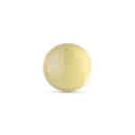 Glossy pale golden amber sphere with polished surface, natural imperfections, and warm, elegant glow.