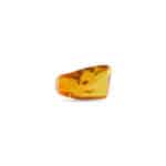 Polished Baltic amber with warm honey tones, showcasing natural beauty and organic craftsmanship.