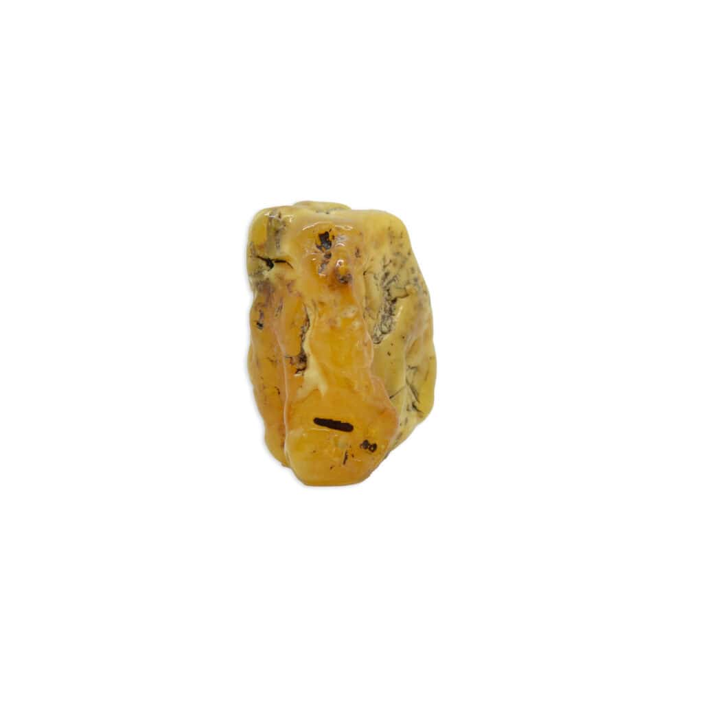 large piece of natural Baltic amber, color white, yellow