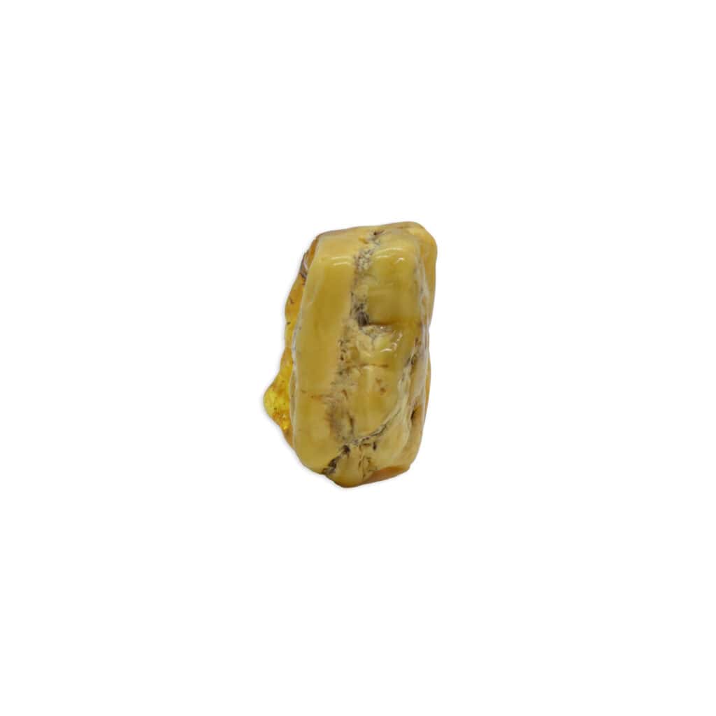 large piece of natural Baltic amber, color white, yellow
