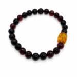 baltic amber cherry with honey bracelet